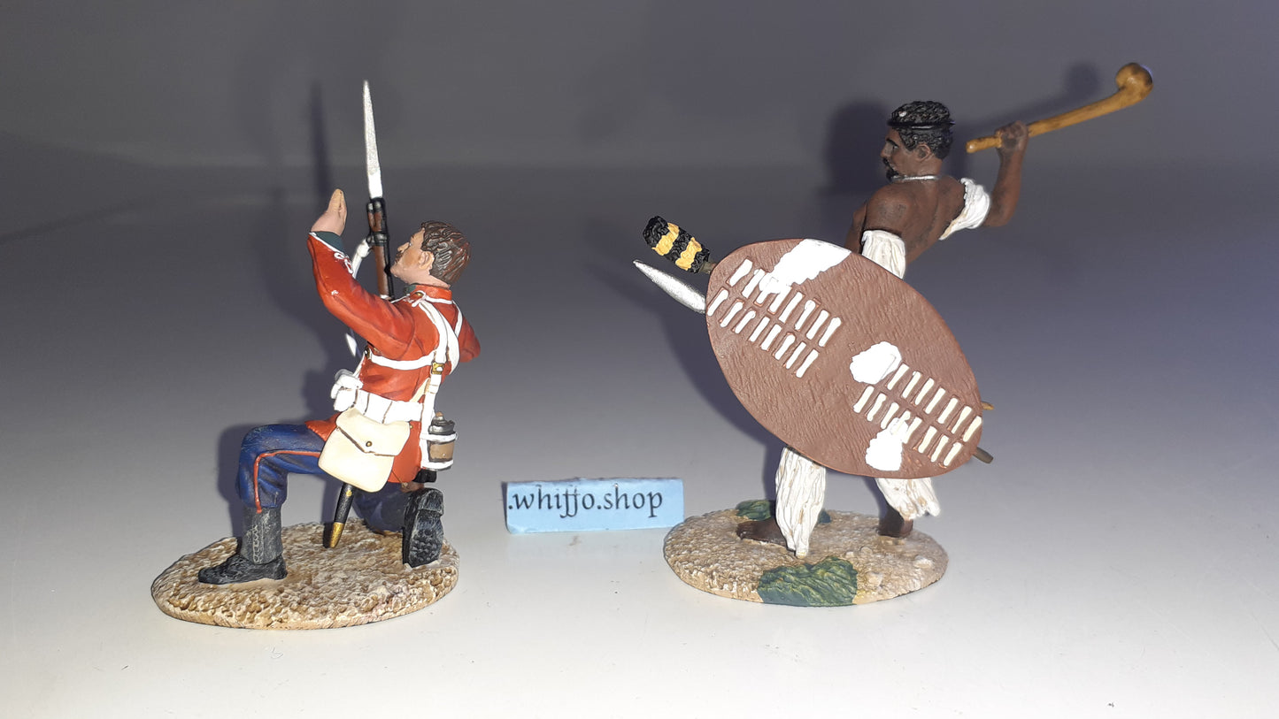 Britains 20182 Zulu wars 24th foot 1:32 metal Closing In 2017 boxed S187