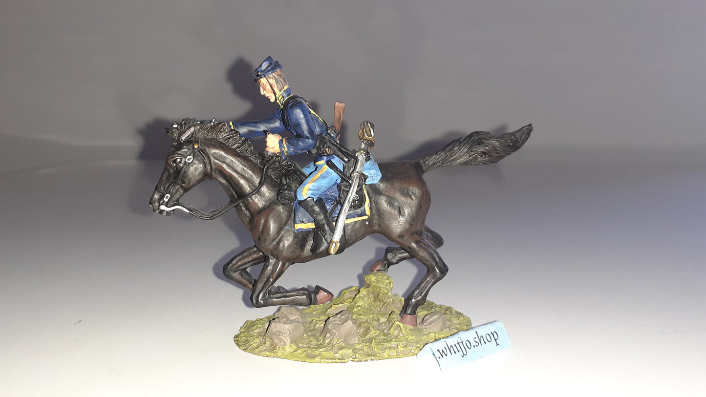 BRITAINS 17397 Acw Union Cavalry Pistol Wild West Boxed 2002 Metal 1:32 S614
