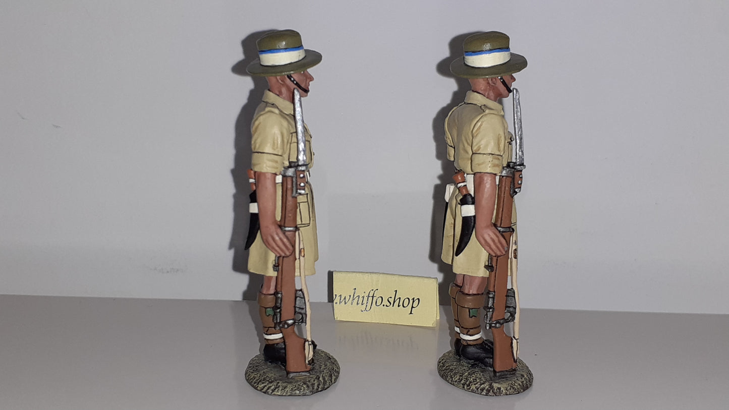 King and country Ww2 Gurkha 8th Army 2 Figures No box 1:30 2009 Ea035 Wdb