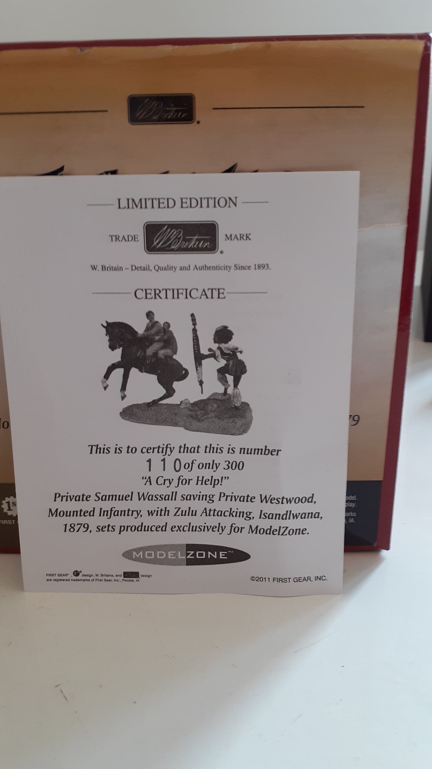 Britains 20096 24th foot cry for help only 300 made Zulu War 2011 s486