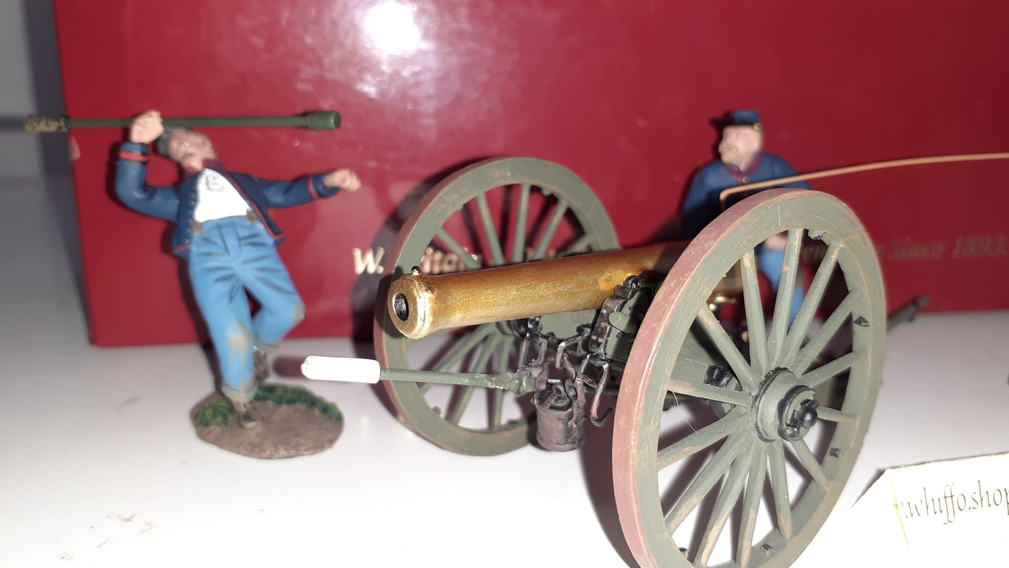 Britains 17779 Acw Union Artillery  12lb Napoleon Cannon 4 Crew 2007 Wdb