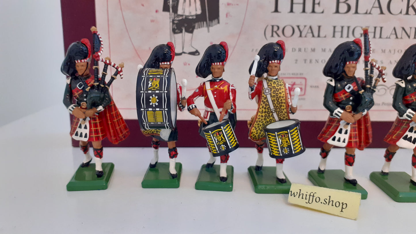 Britains limited edition 5196 Pipes Drums Black Watch royal Highland 1996 S759