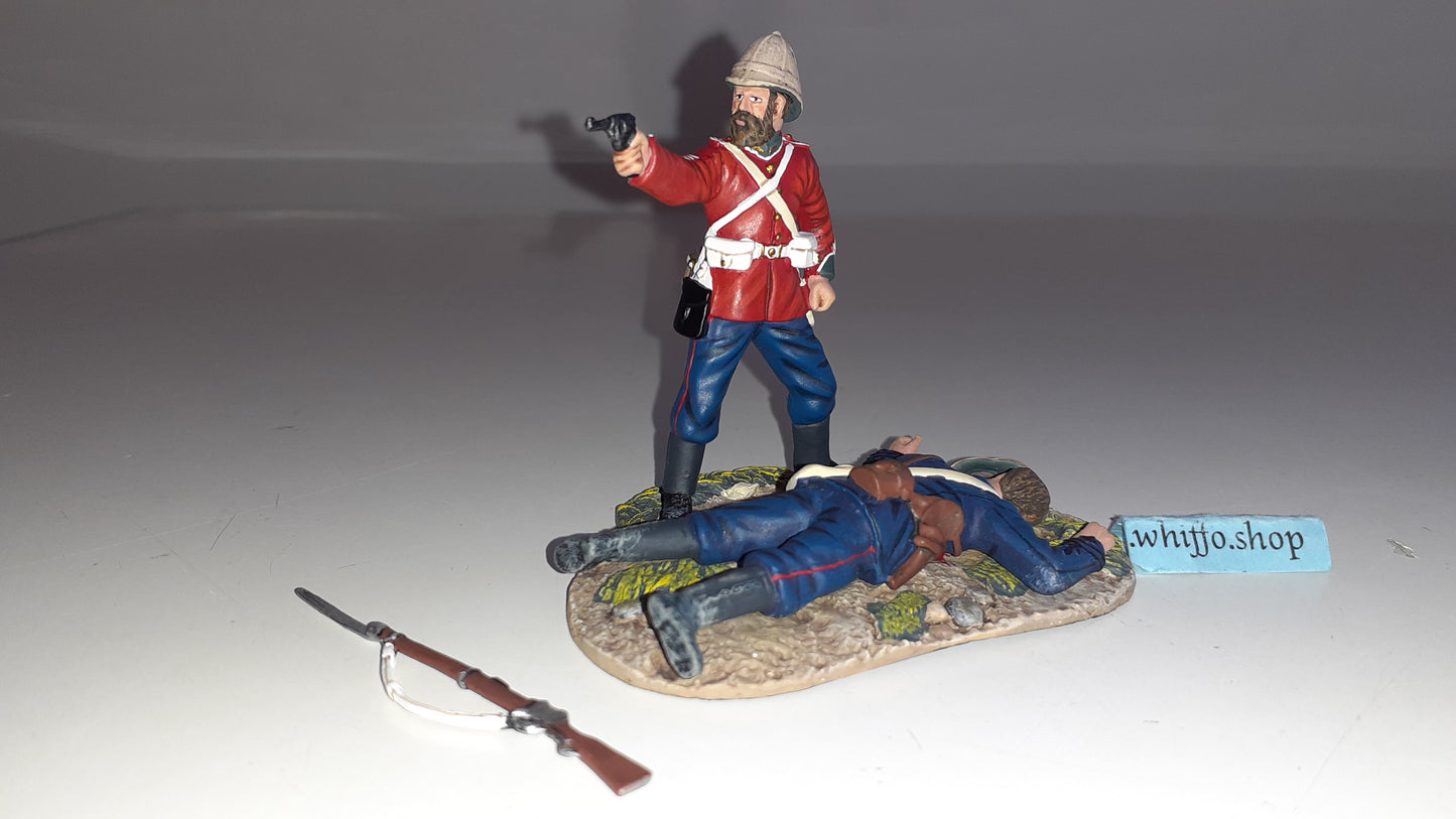 Britains 20123 Zulu wars 24th foot Pistol Indeed 2013 1:32 metal boxed b870