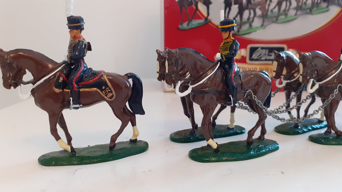 Britains 40188 Kings Troop Royal Horse Artillery 2001 1:32 metal wdb84