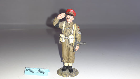 King and country Ww2 Dd155 British British Mp Saluting 2010 no box 1:30 W1211