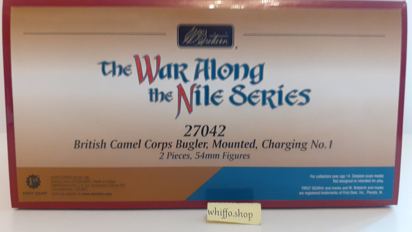 BRITAINS 27042 nile sudan camel corps bugler  only 800 made 2010 1:32 wdb54bb