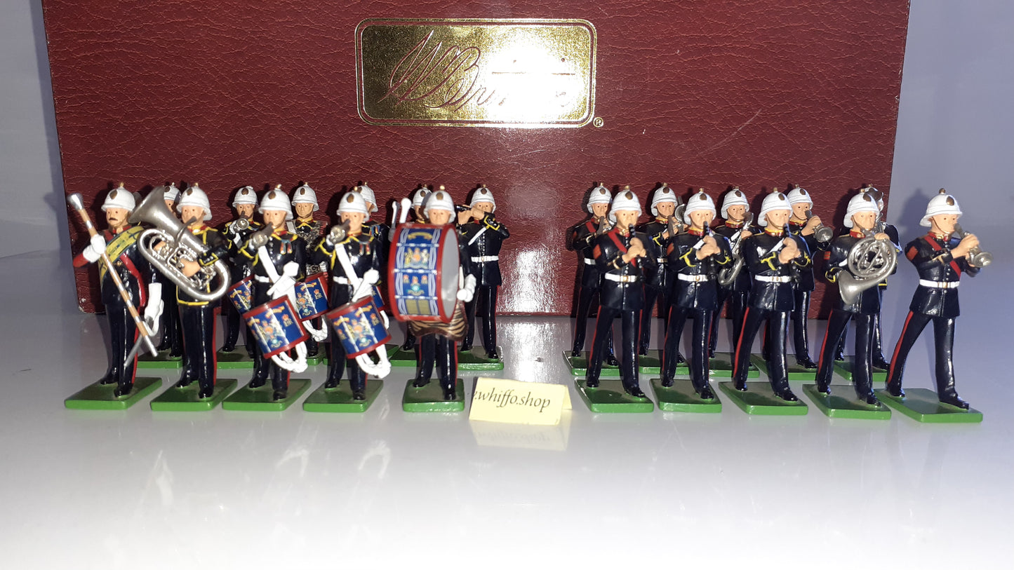 Britains 41102 2004 Ltd Edition Large Royal Marines Band boxed 1:32 S7