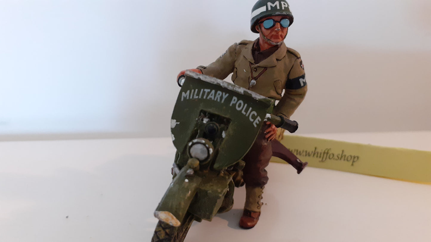 King and country Ww2 US Dispatch Rider Harley Motorcycle 1:30 Dd041 W15 No Box