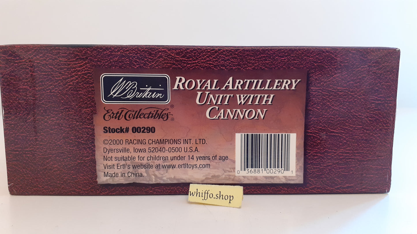 Britains 00290 Napoleonic Waterloo rha royal horse artillery cannon 2000 b346
