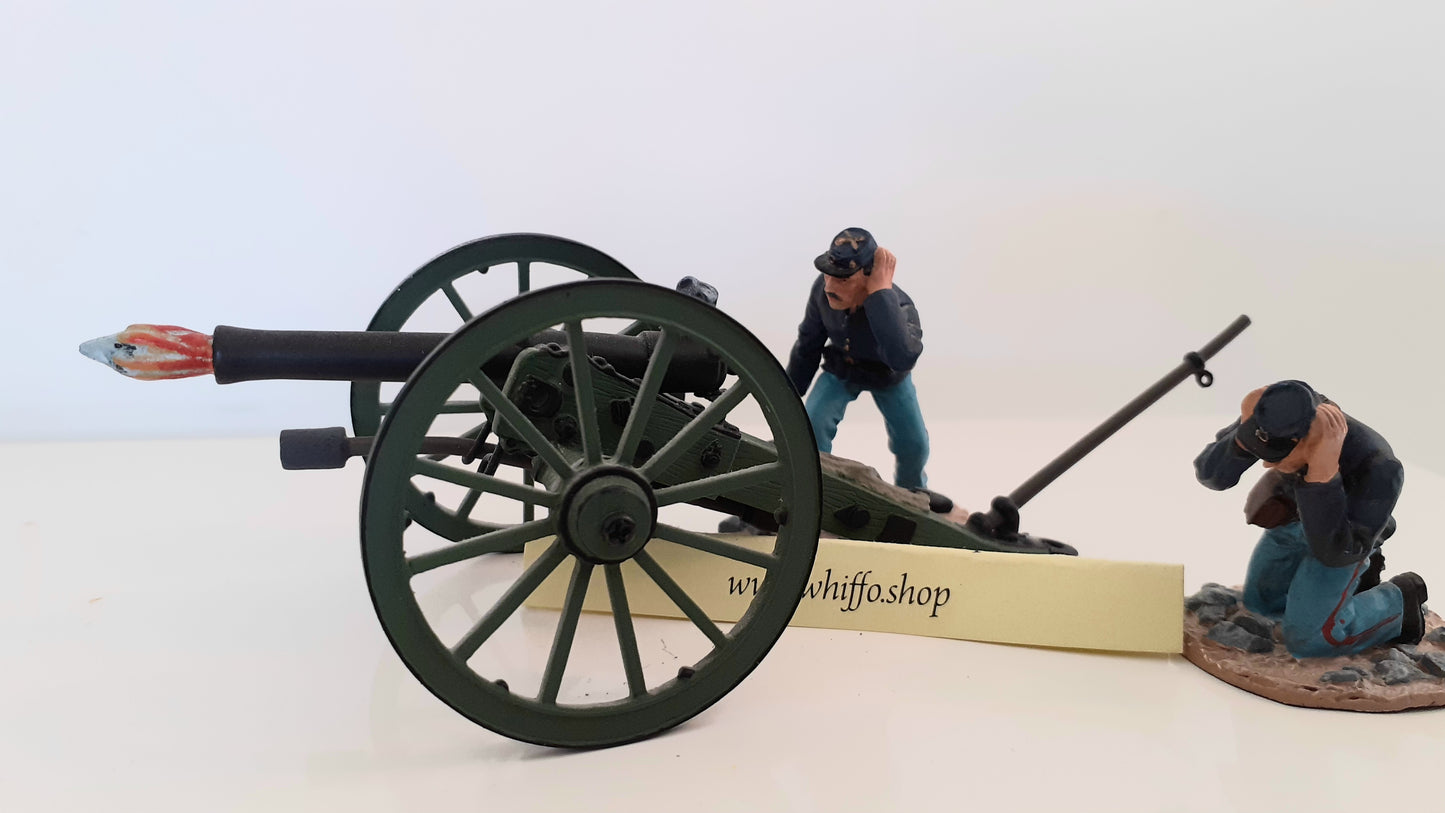 Britains 17394 2002 Acw Union Artillery Napoleon Gun Crew boxed 1:32 S5