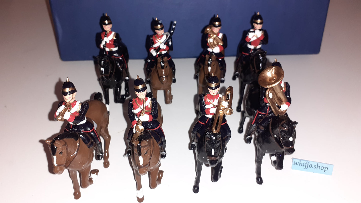 Dorset Soldiers Britains Compatible Mounted Yeomanry Band 1:32 metal boxd 80s S4 for sale