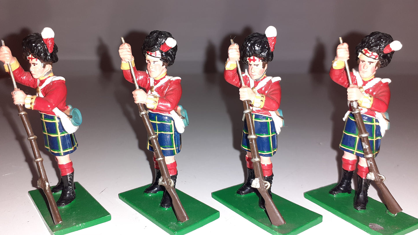 trophy miniatures 1991 Wa26 Gordon highlanders Waterloo Napoleonic 1:32 S7wb