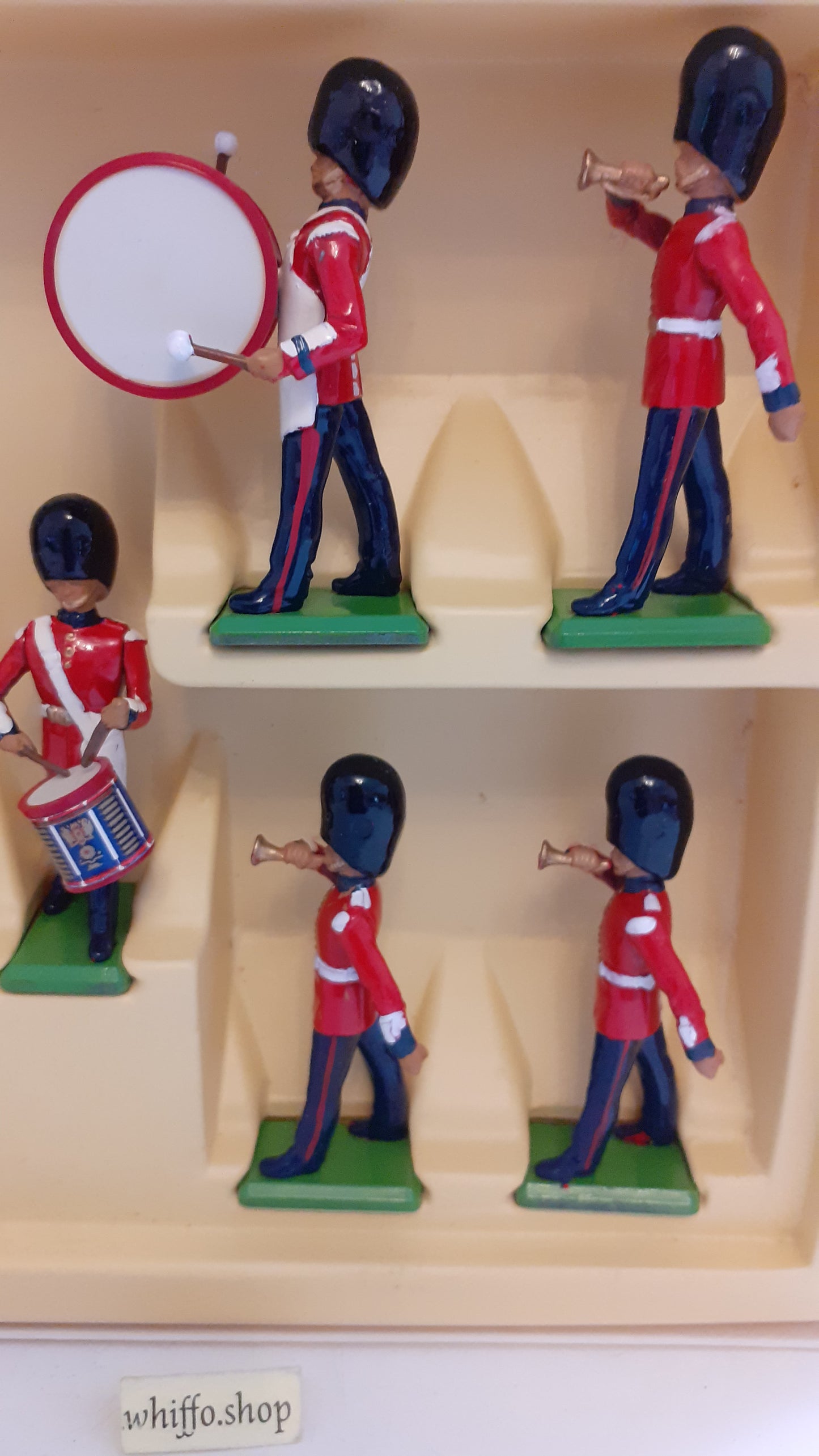 Britains 7206 scots guards band red box 1980s ceremonial S725