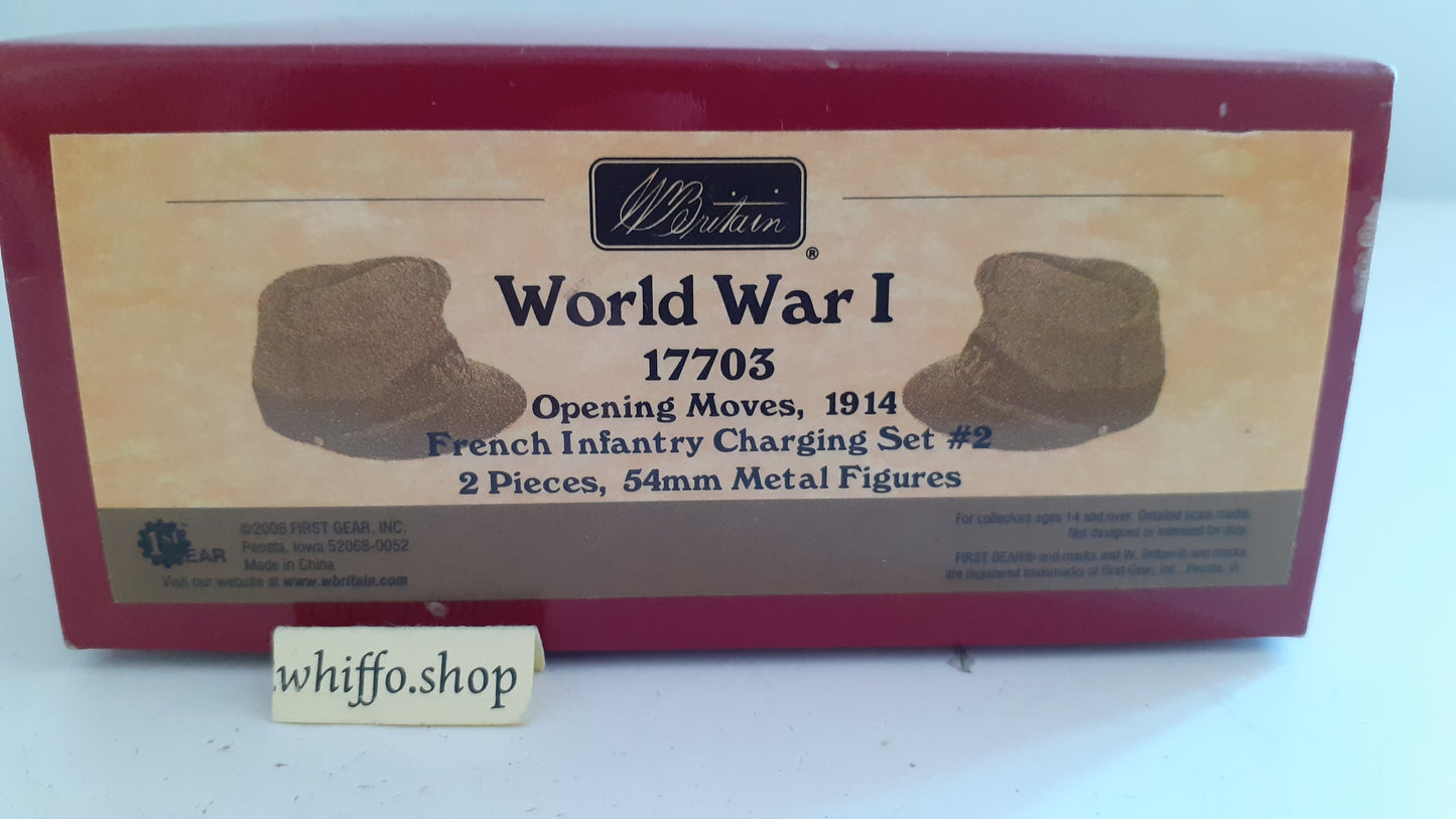 Britains 17703 ww1 french infantry 1914 opening moves 2003 s118