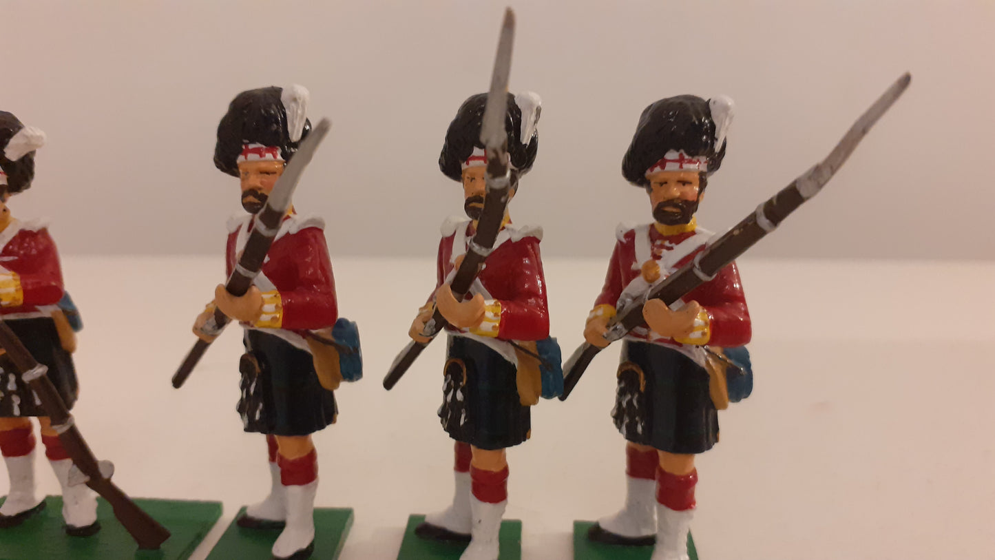 trophy miniatures 1991 waterloo napoleonic 93rd highlanders Crimean war box S854