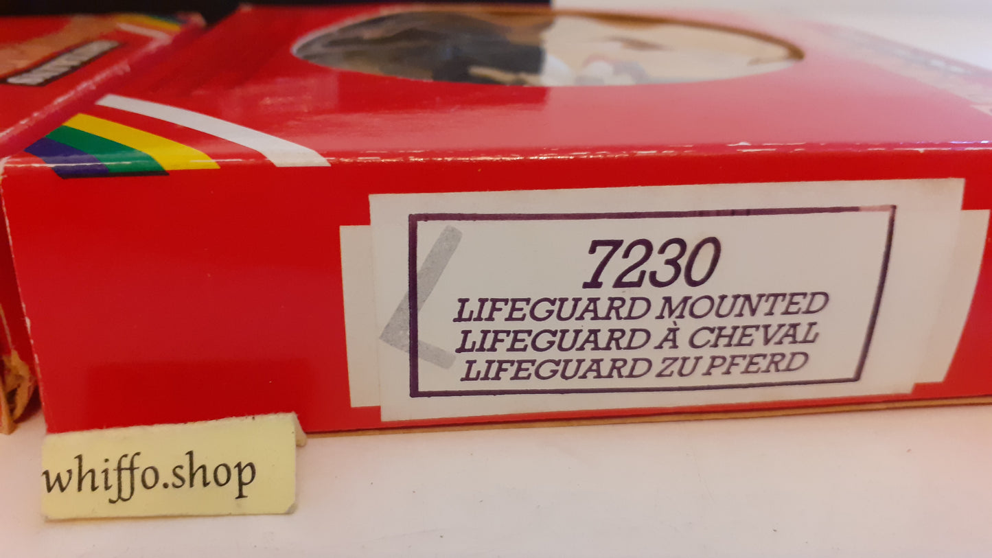 Britains 7230 7247 ceremonial lifeguard  and trumpeter  1:32 1980 boxed s7b8