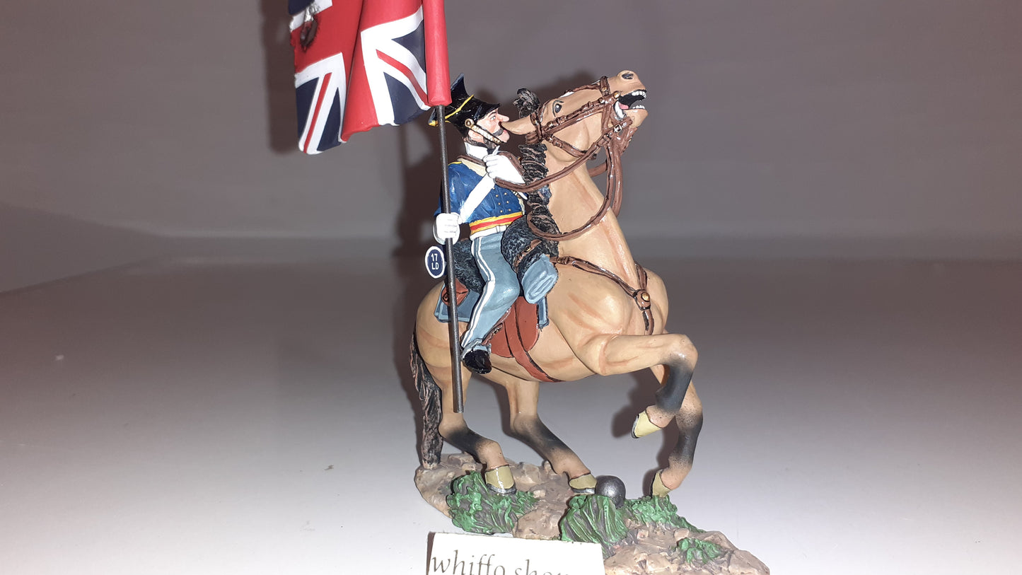 King and country Crw03 Crimean War 17th Lancer Flag Light Brigade 2007 boxd s840
