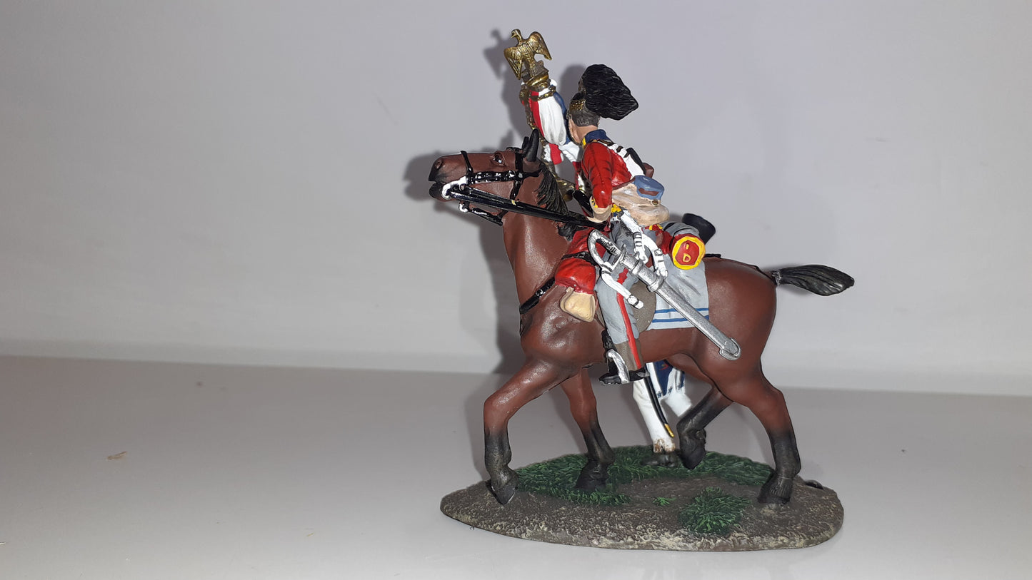 BRITAINS 36084 Napoleonic Waterloo 1st Dragoons Capture Eagle 2012 1:32 Wdb1