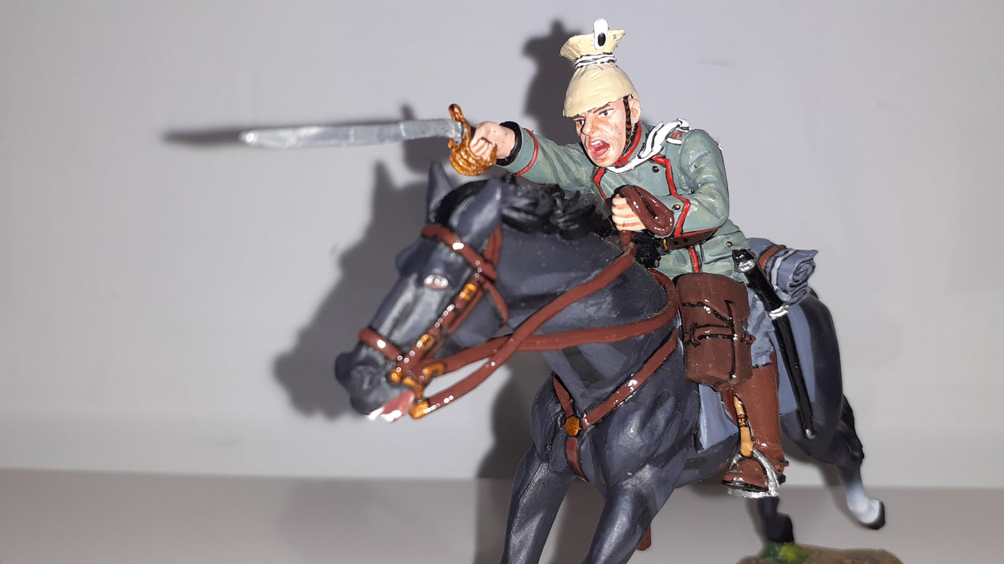 King and country ww1 German Uhlan Lancer Officer boxd 1:30 Fw035 Wdb1