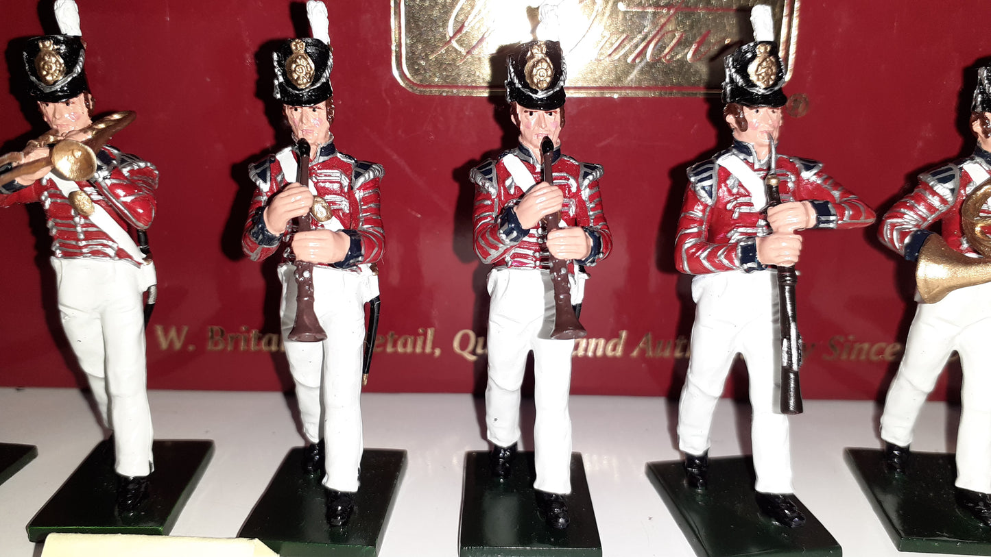 Britains Waterloo Coldstream Guards Band Napoleonic 2007 43158 metal boxed S7