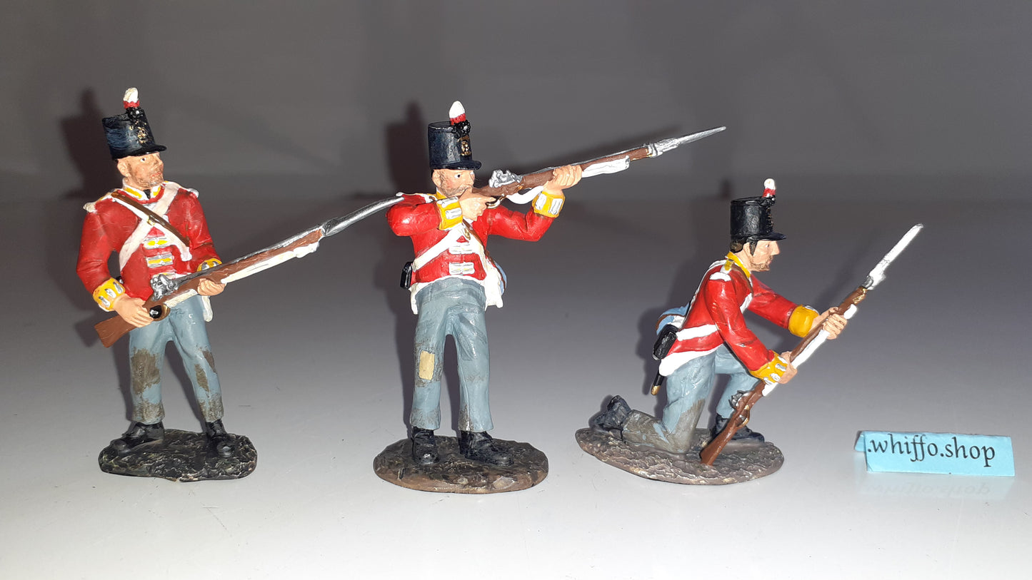 Britains 17258 2001 British 28th Foot Waterloo Napoleonic 1:32 metal boxed  S8b for sale