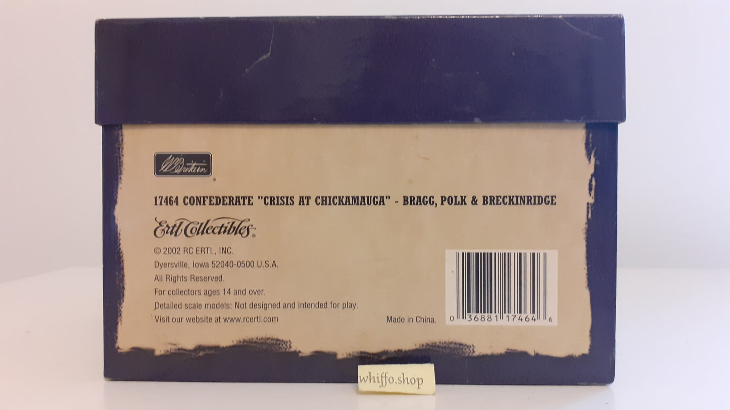 Britains 17464 2003 acw  Confederate Crisis At Chickamauga Bragg Polk boxed S7b35