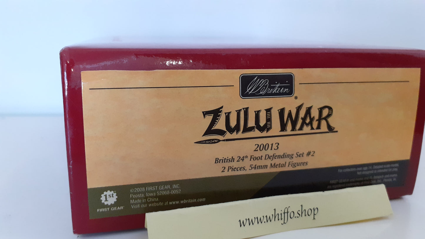 Britains 20013 Zulu wars 24th foot Defending 1:32  metal  boxed s3 2015