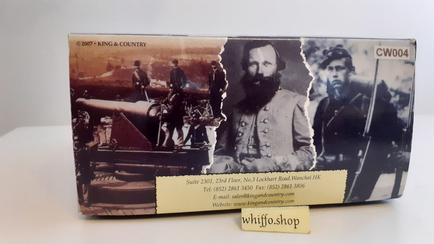 King and country 2007 acw confederate  bearer  boxed 1:30 cw04 wdb44