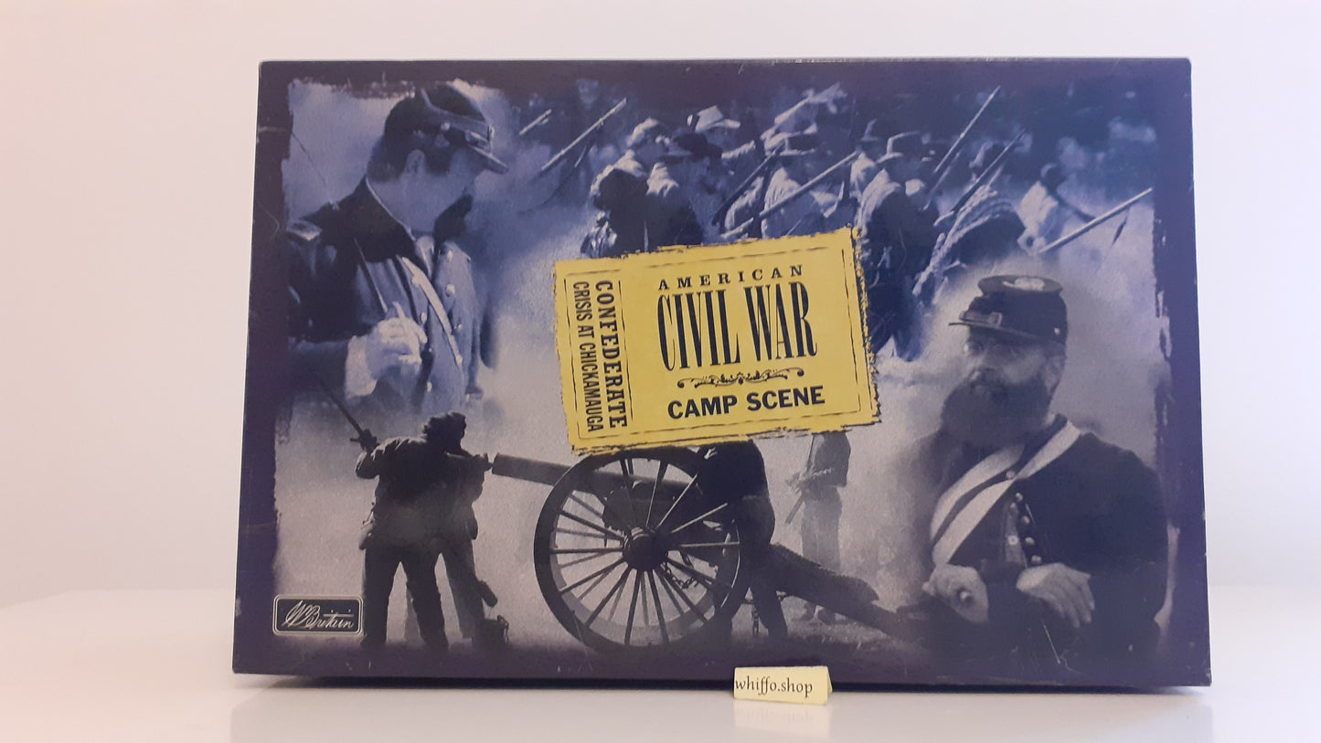 Britains 17464 2003 acw  Confederate Crisis At Chickamauga Bragg Polk boxed S7b35