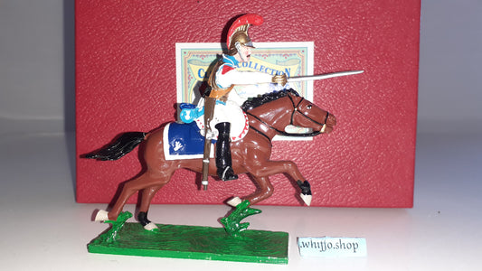 trophy miniatures 1991 Napoleonic War French Cavalry Trooper 3 Wa11c 1:32 s842