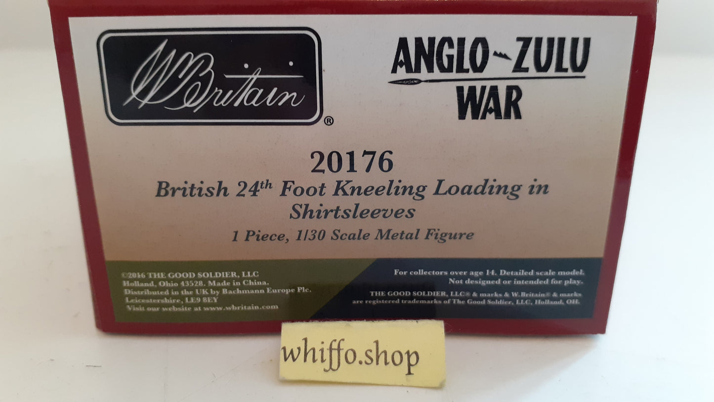 BRITAINS 20179 Zulu War  24th Foot kneeling shirtsleeves 2017 1:32 S324