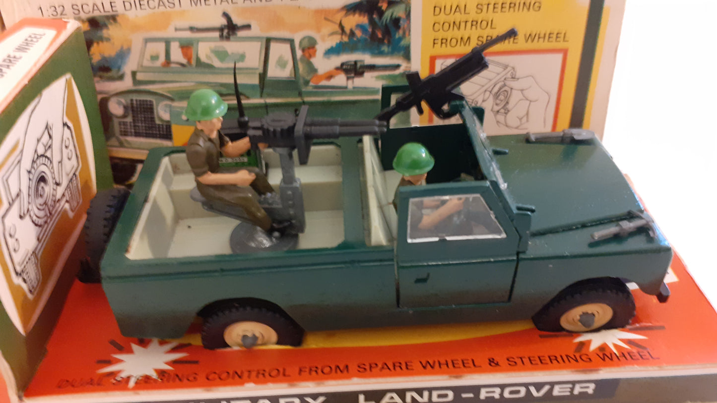Britains Deetail 9777 Lwb Land Rover Ww2 Sas 1970s 1:32 metal boxed s864b