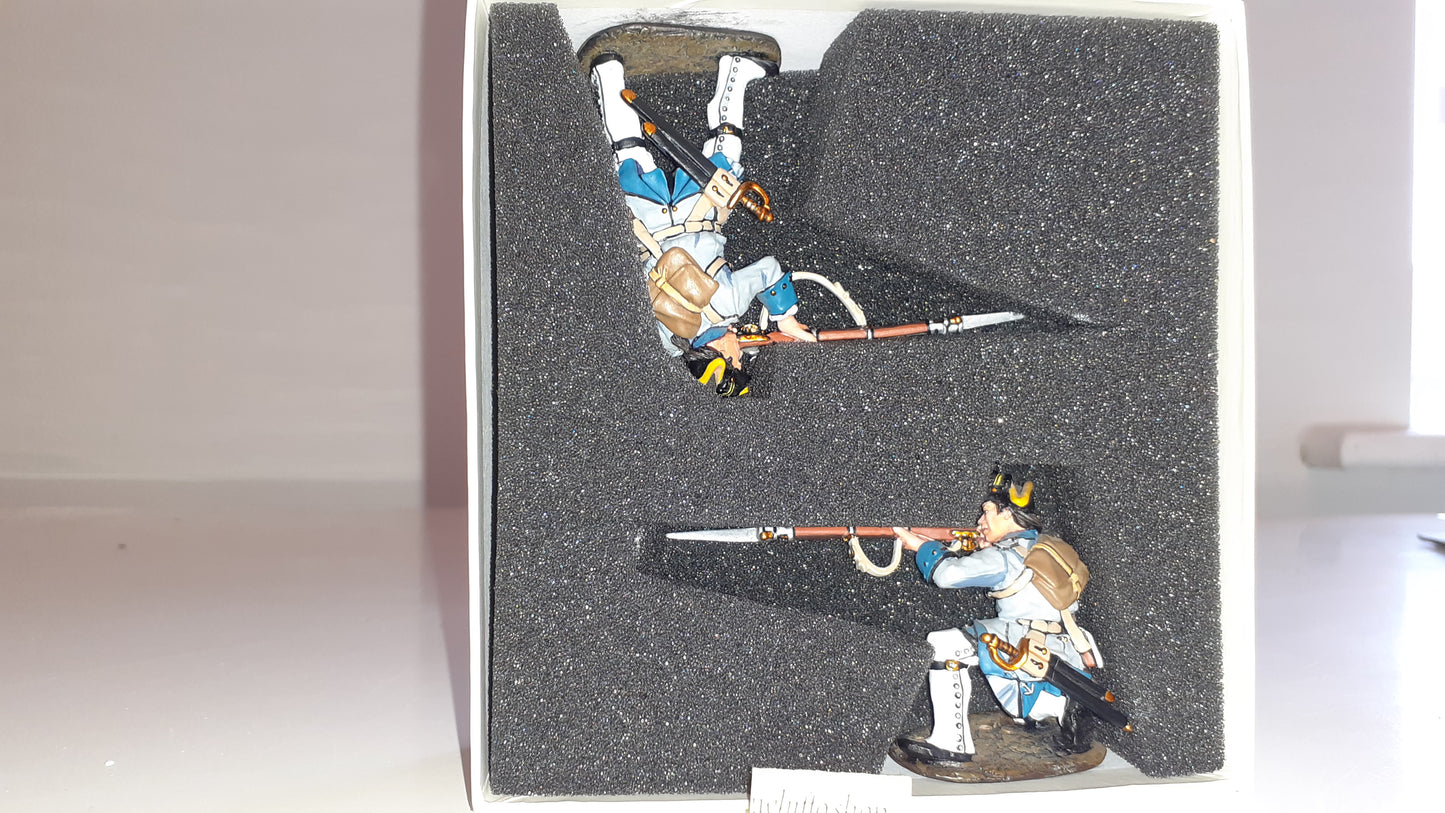 Jj John Jenkins Design Qfm-01 French Marines Battle Abraham 1759 Boxed 1:30 S1