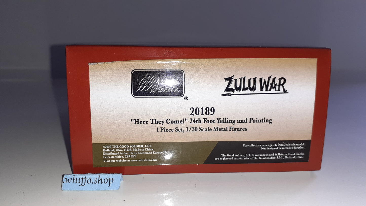 Britains 20189 Zulu wars 24th foot 1:32 Here They Come! 2020 boxed S740