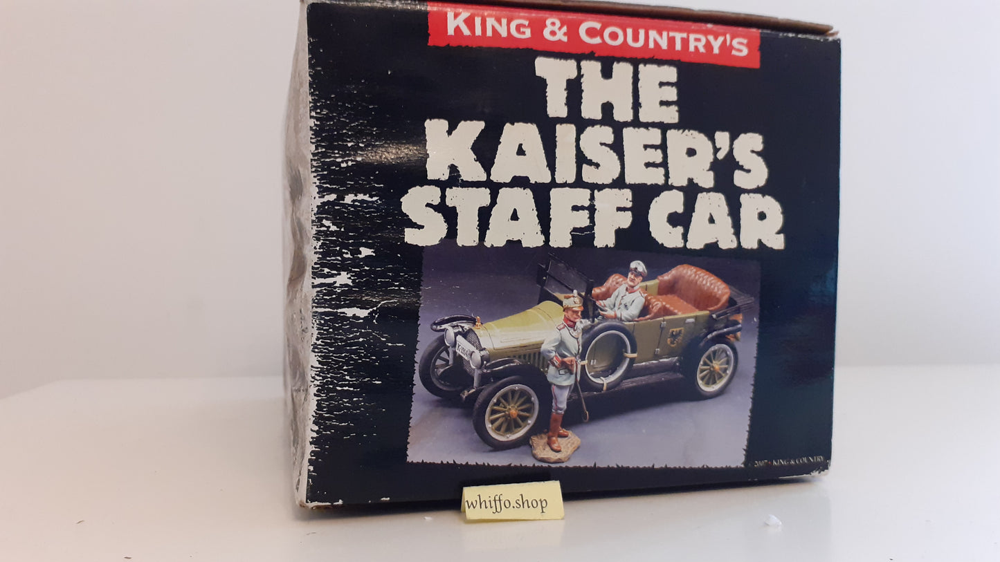 King and Country Ww1 Kaisers Staff Car boxd 1:30  Fw13 S590