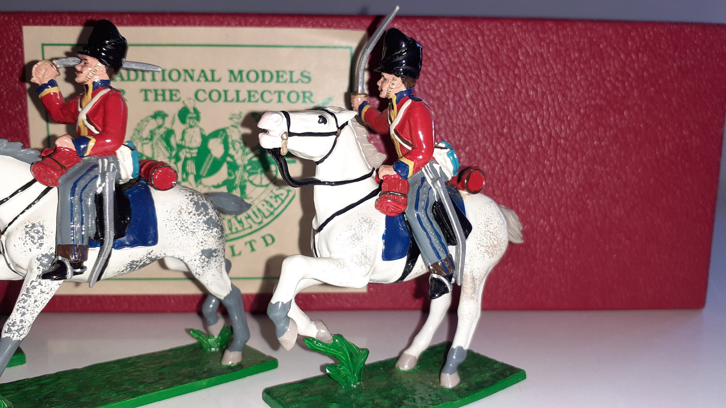 trophy miniatures 1991 Napoleonic War Scots Greys Brit Cavalry Wa51x 1:32 s8121