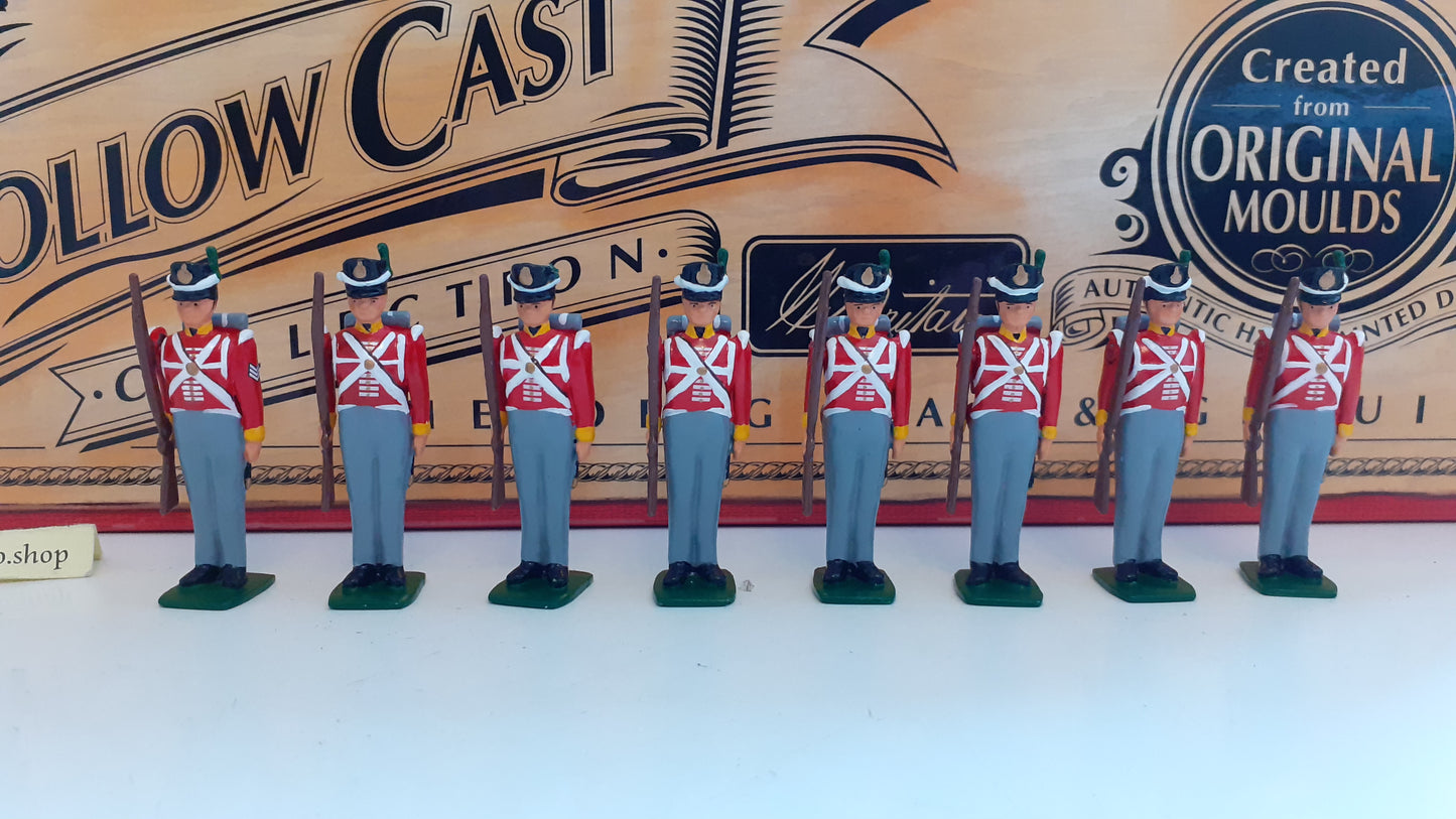 Britains 40194 1815 british infantry Napoleonic waterloo boxed  1:32 2008 s625