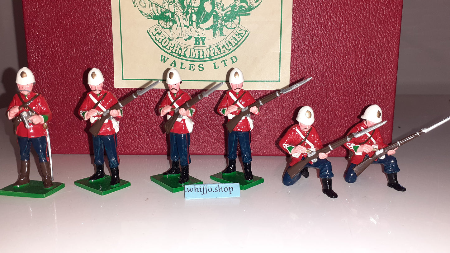 early trophy miniatures 1991 Zulu Wars 24th Foot Reload Zs43 1:32 metal box S2