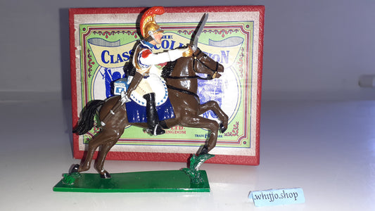 trophy miniatures 1991 Napoleonic War French Cavalry Trooper Wa11c 1:32 s842