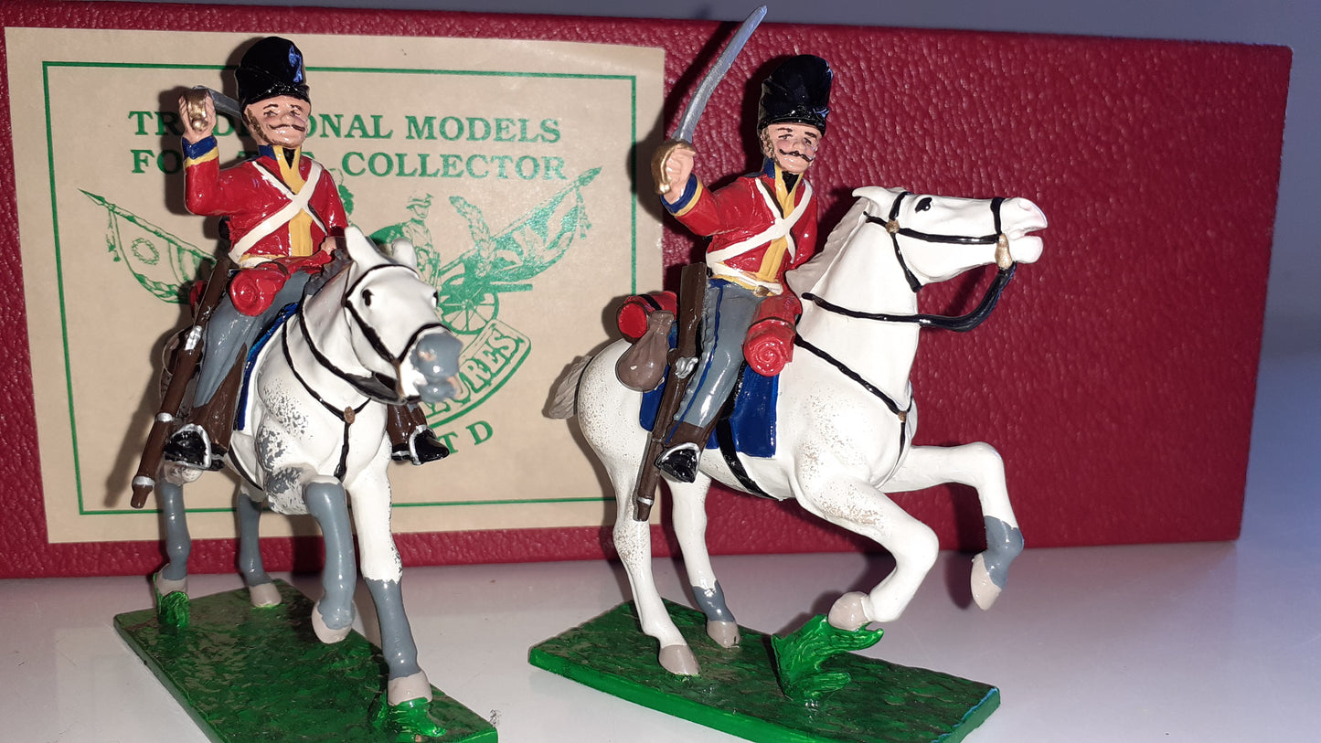 trophy miniatures 1991 Napoleonic War Scots Greys Brit Cavalry Wa51x 1:32 s8121