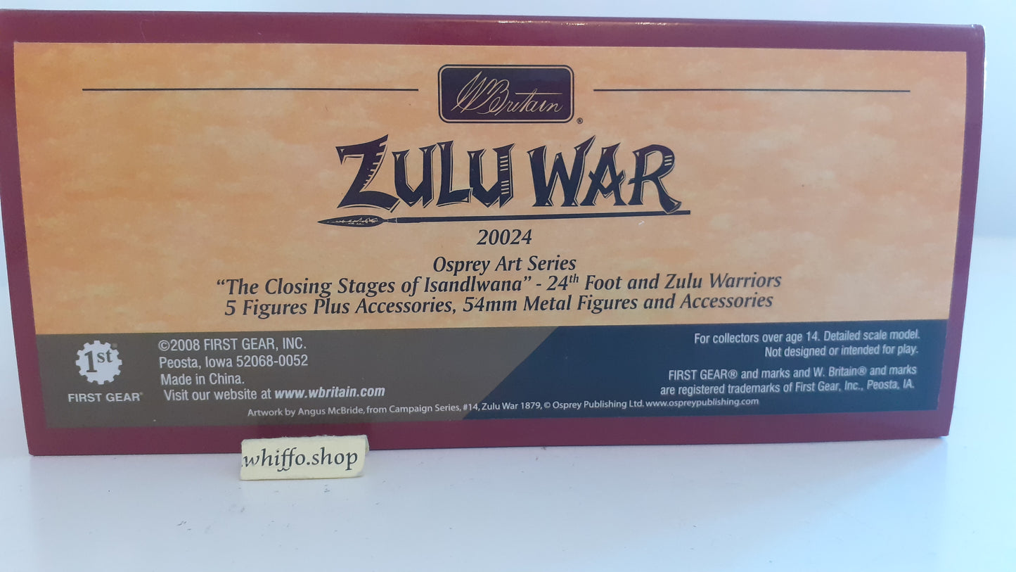 britains 20024 zulu war closing stages isandlwana  600 made 2008 24th foot wb125