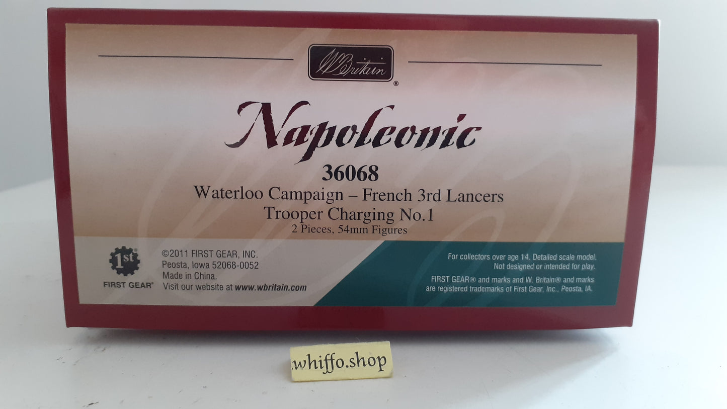 Britains 36068 French lancer waterloo 2011 napoleonic 500 made 1:32 metal S856