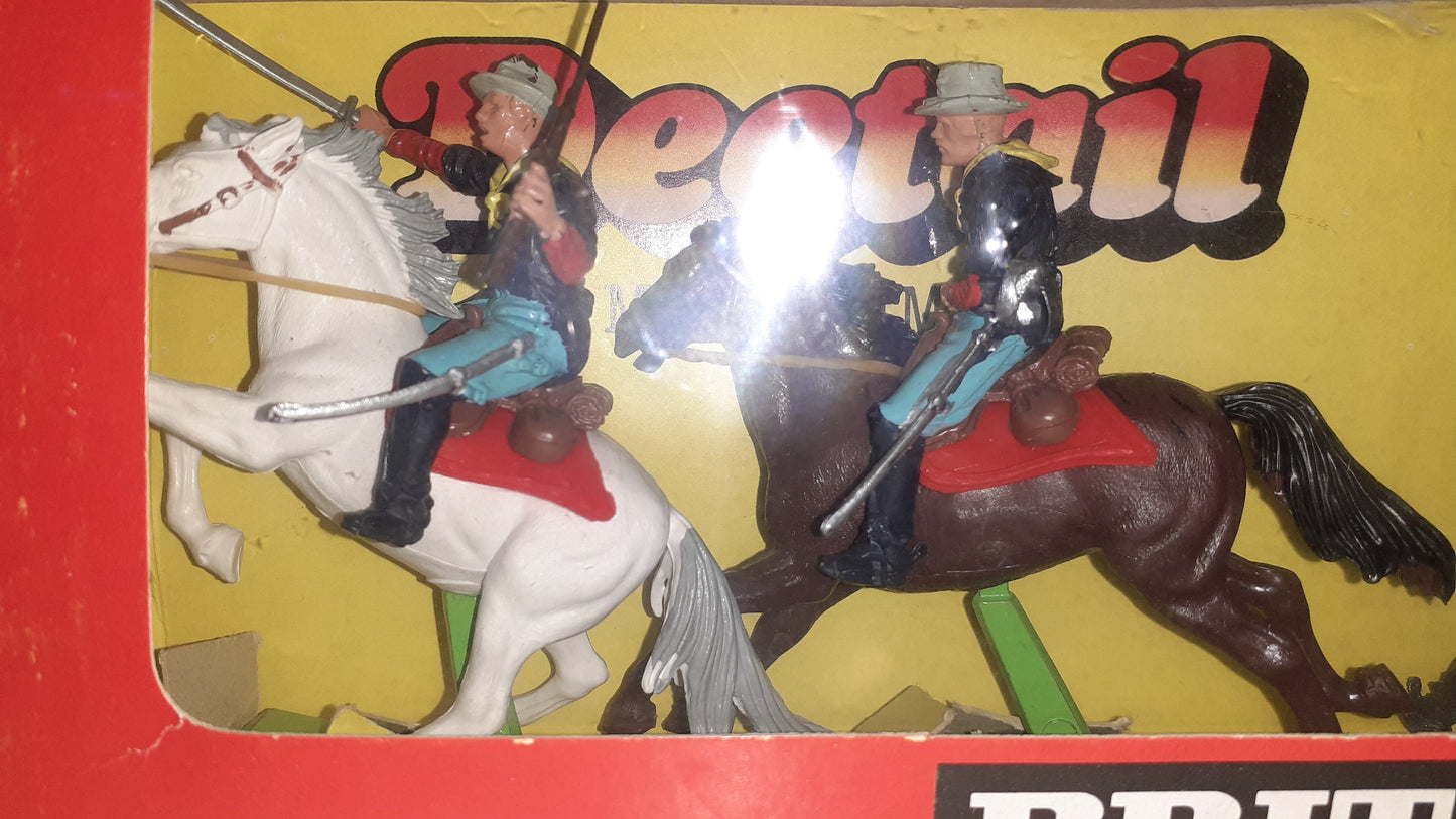 Britains deetail 7498 1980 Deetail 7th Cavalry boxed 1:32 S7