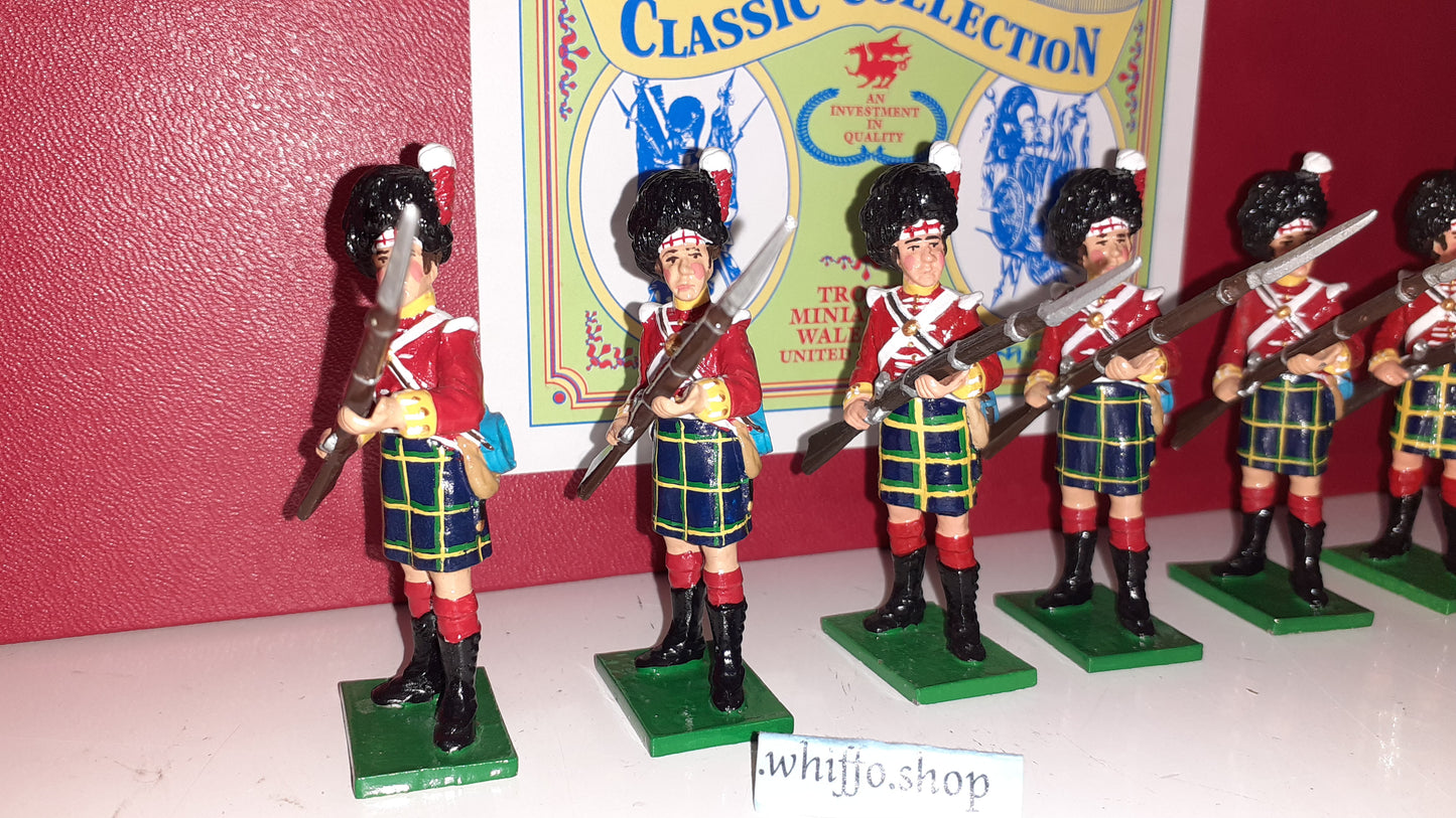 trophy miniatures 1991 Wa14 Gordon highlanders Waterloo Napoleonic 1:32 Box S7