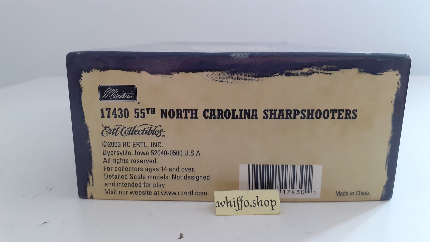 Britains 17430 2003 acw confederate 55th north carolina sharpshooters 1:32  s512