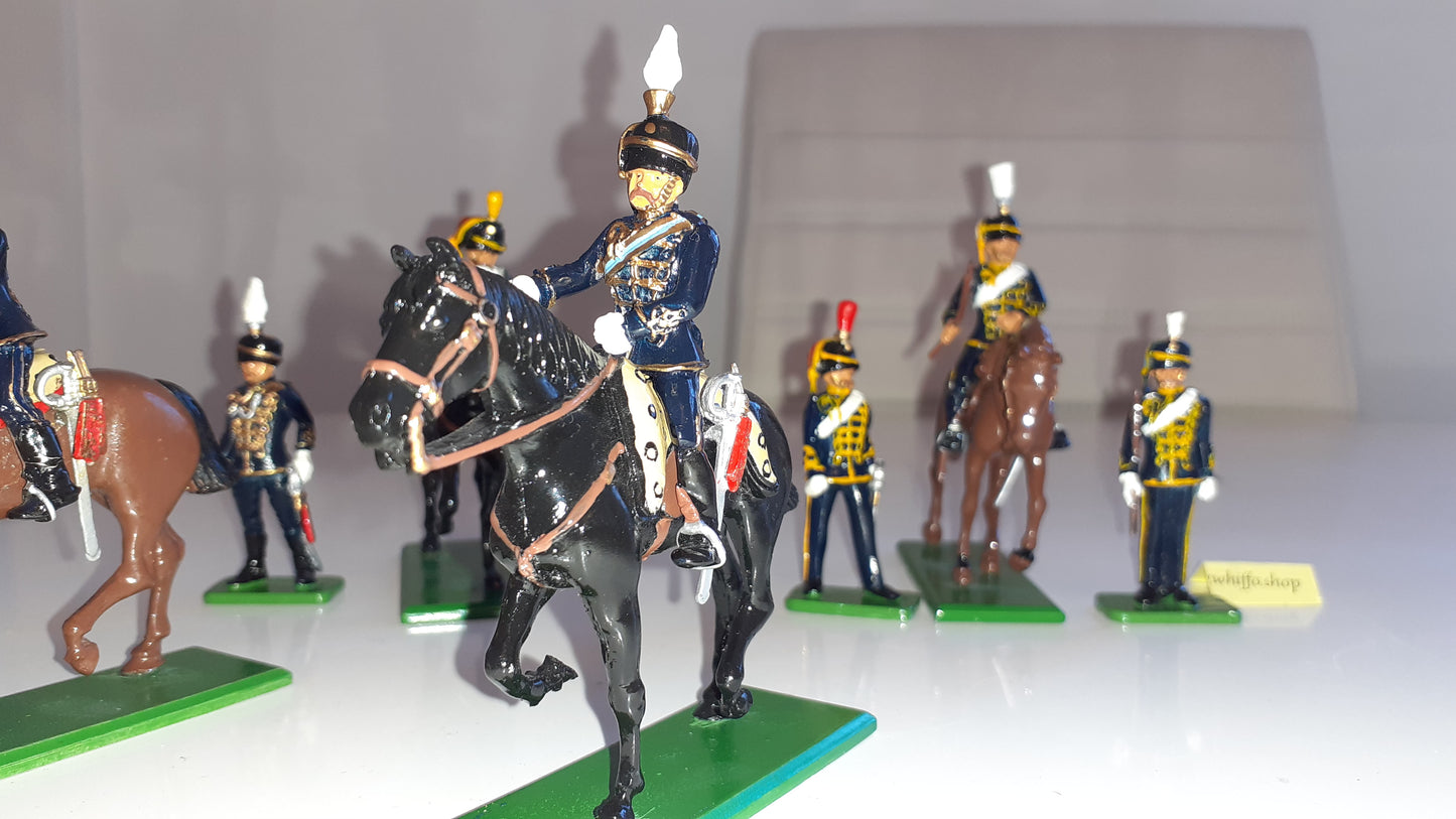 Britains 00318 Hamleys Hussars 14th 15th 20th 21st metal boxed 2000 S7