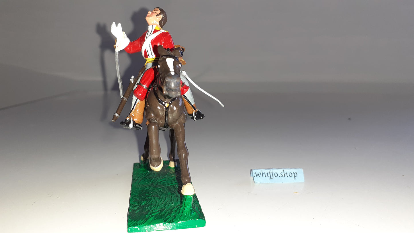 trophy miniatures 1991 Napoleonic War 6th Dragoons Brit Cavalry Wa76e 1:32 s848