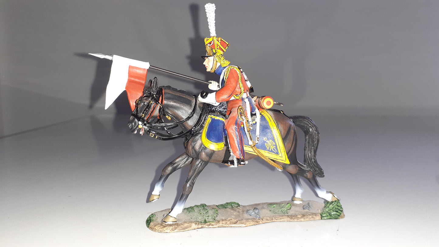 King and country Waterloo Napoleonic Dutch Lancer boxd 1:30 Na166 S560