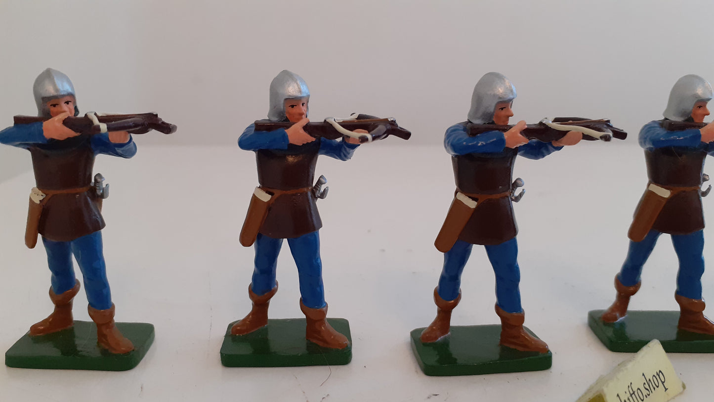 BRITAINS 40236 Knights Of Agincourt french crossbow archers 2003 1:32  s8b30