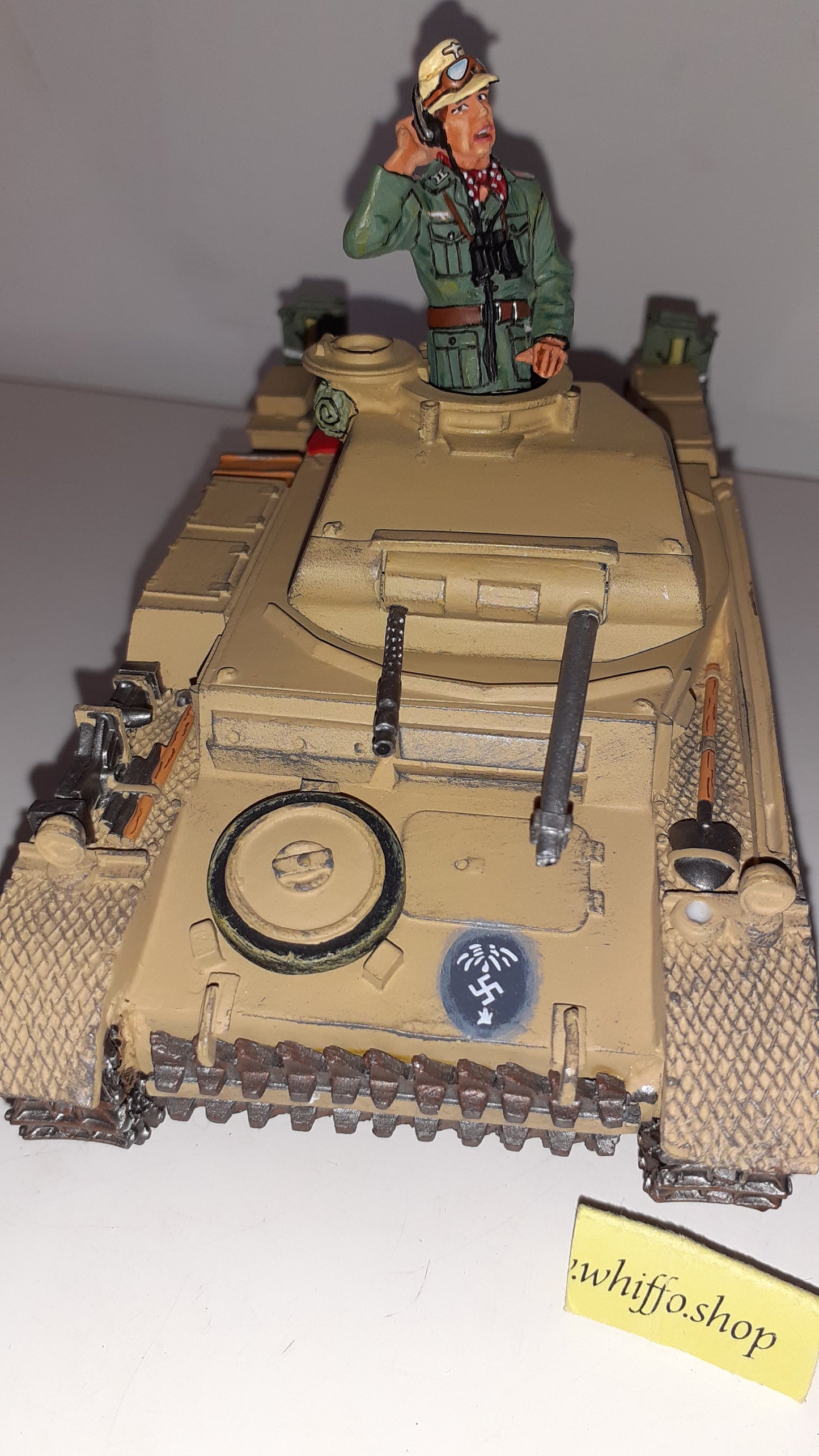 King and country ww2 German afrika korps panzer II Tank 3 Italian boxd 1:32 ak30 wdb
